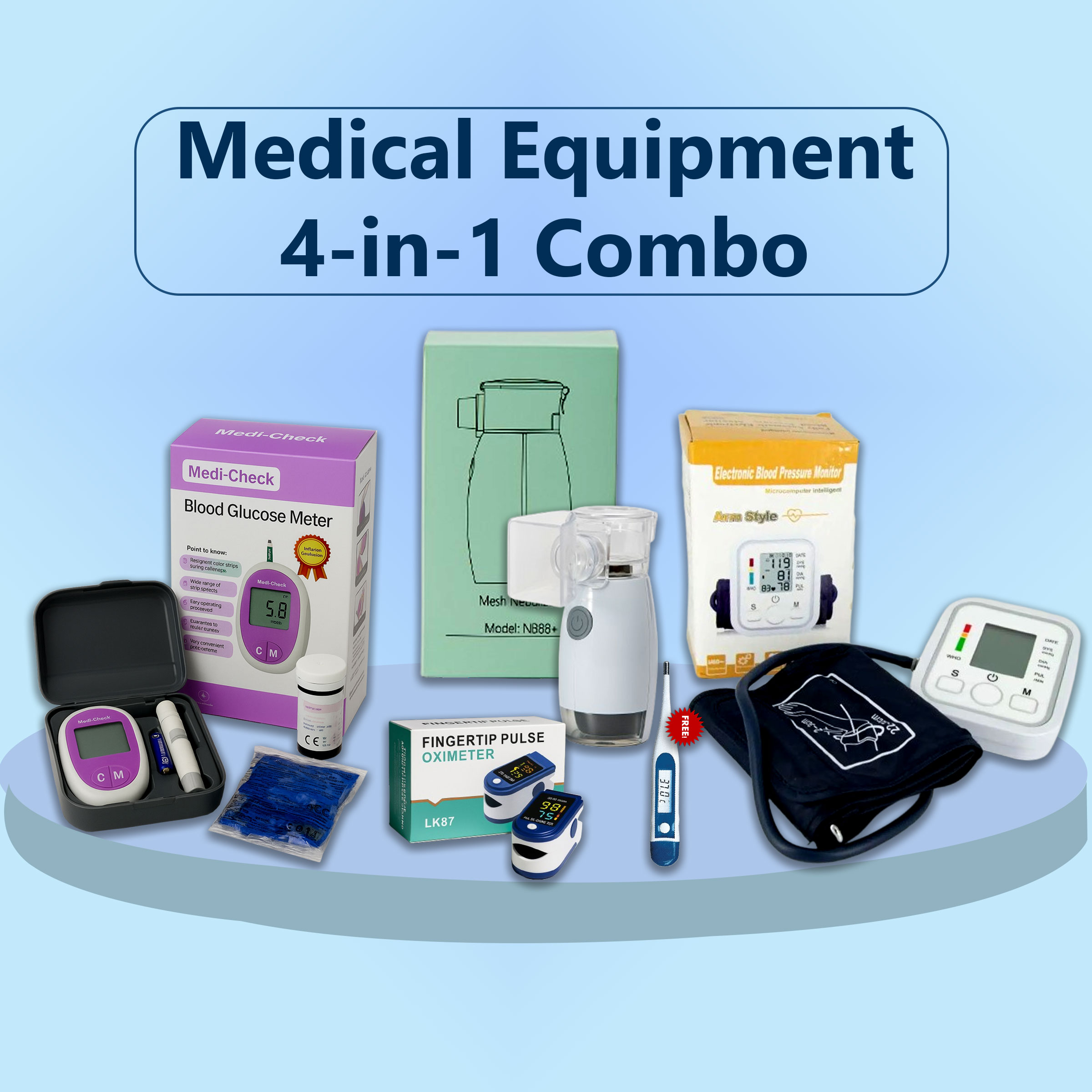 Medical Equipment 4-in-1 Combo Pack
